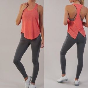 Gymshark Workout Tank AURA VEST PEACH CORAL Small